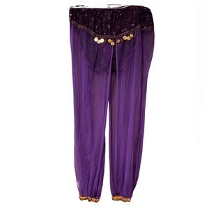 Genie Costume Purple Size XL